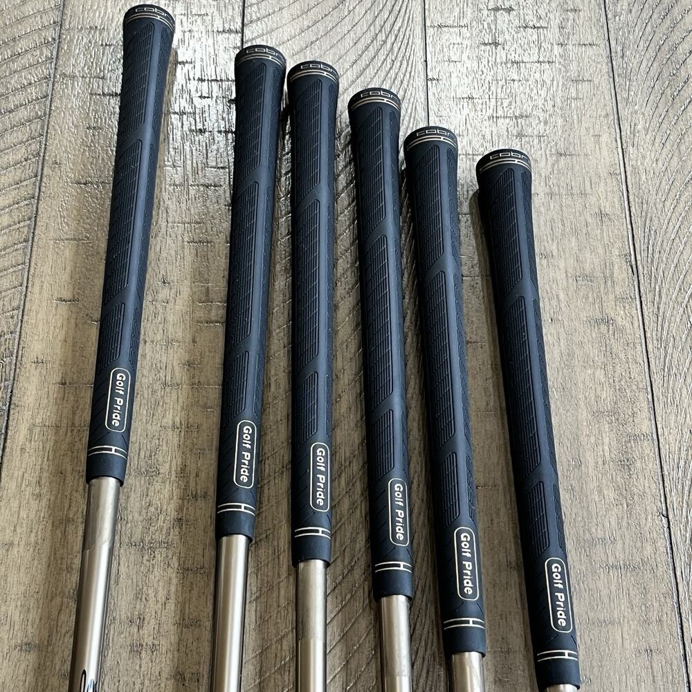 Cobra Transition S Iron Set 4-9 Aldila NV HL 60g Senior Graphite Mens RH Good! - Picture 8 of 8